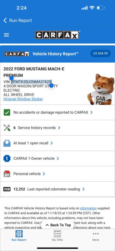 2022 Ford Mustang Mach-E Premium