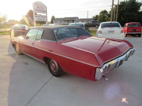 1970 Chevrolet Caprice for sale at Whitmore Motors in Ashland OH