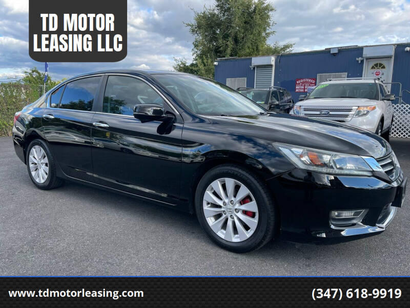 2013 Honda Accord for sale at TD MOTOR LEASING LLC in Staten Island NY