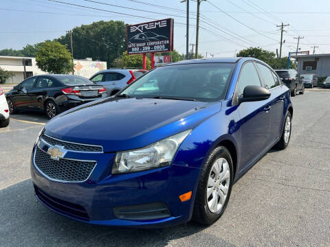 2012 Chevrolet Cruze for sale at Extreme Auto Group Corp in Charlotte NC