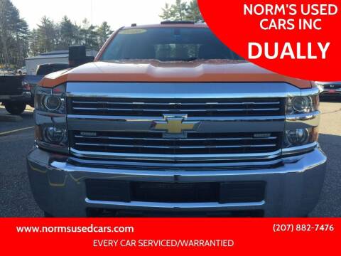 2016 Chevrolet Silverado 3500HD CC for sale at NORM'S USED CARS INC in Wiscasset ME