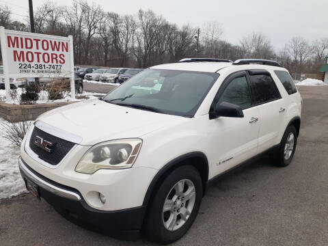 2007 GMC Acadia for sale at Midtown Motors in Beach Park IL