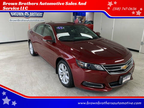 2017 Chevrolet Impala for sale at Brown Brothers Automotive Sales And Service LLC in Hudson Falls NY