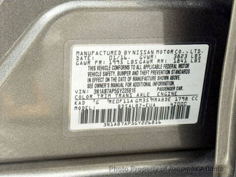 2016 Nissan Sentra S