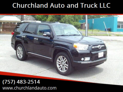 2010 Toyota 4Runner for sale at Churchland Auto and Truck LLC in Portsmouth VA