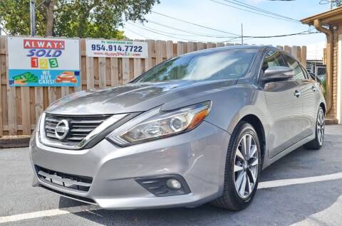 2017 Nissan Altima for sale at ALWAYSSOLD123 INC in Fort Lauderdale FL