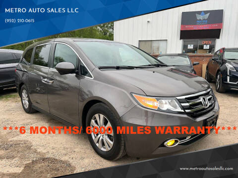 2016 Honda Odyssey for sale at METRO AUTO SALES LLC in Lino Lakes MN