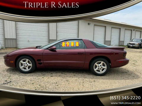 2001 Pontiac Firebird for sale at Triple R Sales in Lake City MN