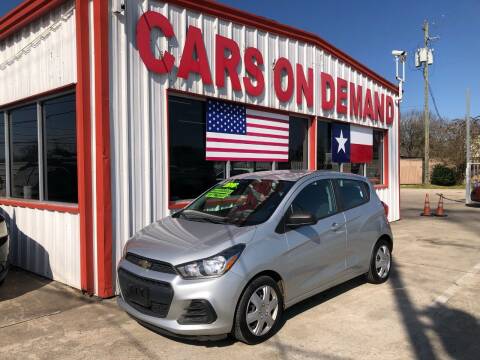 2016 Chevrolet Spark for sale at Cars On Demand 3 in Pasadena TX