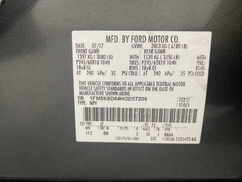 2017 Ford Explorer XLT