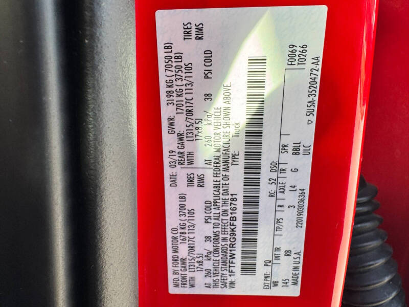 2019 Ford F-150 Raptor