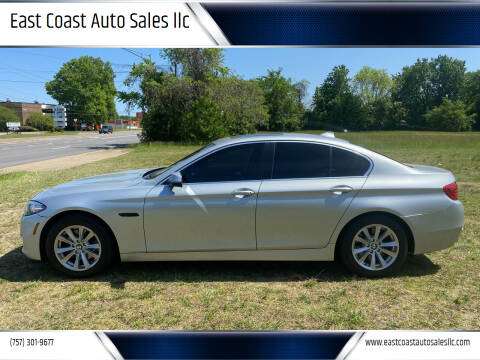 2014 BMW 5 Series for sale at East Coast Auto Sales llc in Virginia Beach VA