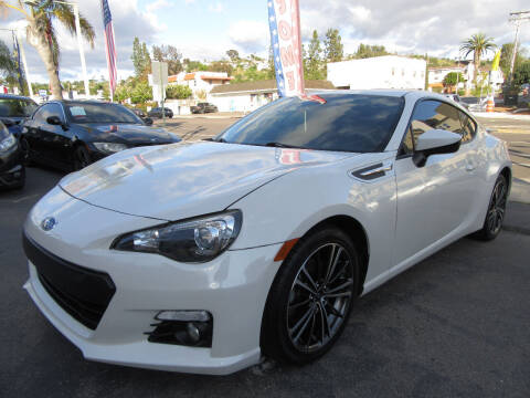 2016 Subaru BRZ for sale at Eagle Auto in La Mesa CA