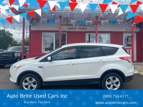 2015 Ford Escape for sale at Auto Brite Used Cars Inc in Saginaw MI