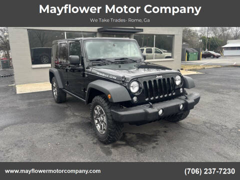 2014 Jeep Wrangler Unlimited for sale at Mayflower Motor Company in Rome GA