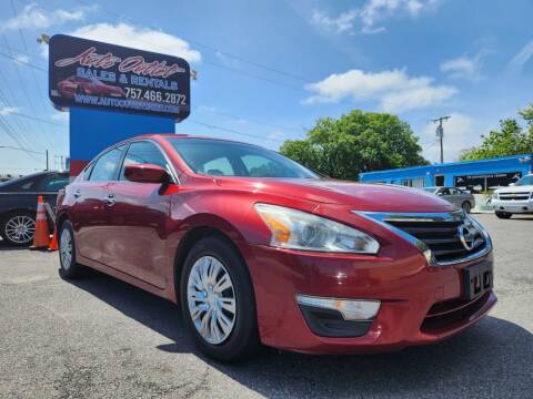 2015 Nissan Altima for sale at Auto Outlet Sales and Rentals in Norfolk VA