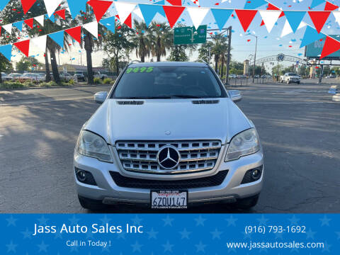 2009 Mercedes-Benz M-Class for sale at Jass Auto Sales Inc in Sacramento CA