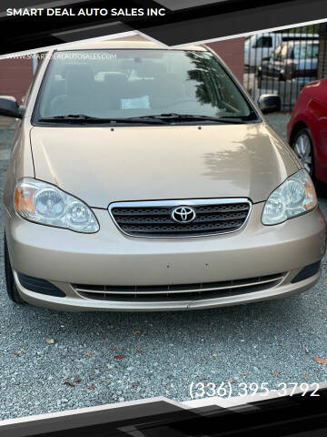 2006 Toyota Corolla for sale at SMART DEAL AUTO SALES INC in Graham NC