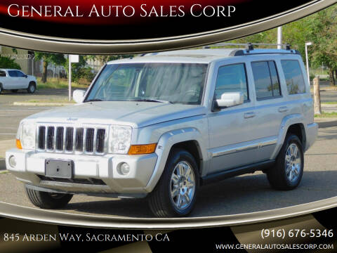 2010 Jeep Commander for sale at General Auto Sales Corp in Sacramento CA