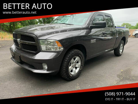 2018 RAM 1500 for sale at BETTER AUTO in Attleboro MA