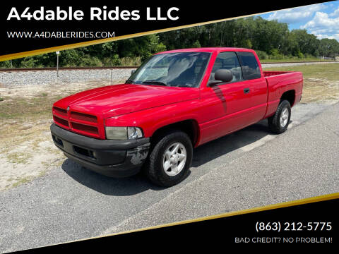 1997 Dodge Ram Pickup 1500 for sale at A4dable Rides LLC in Haines City FL
