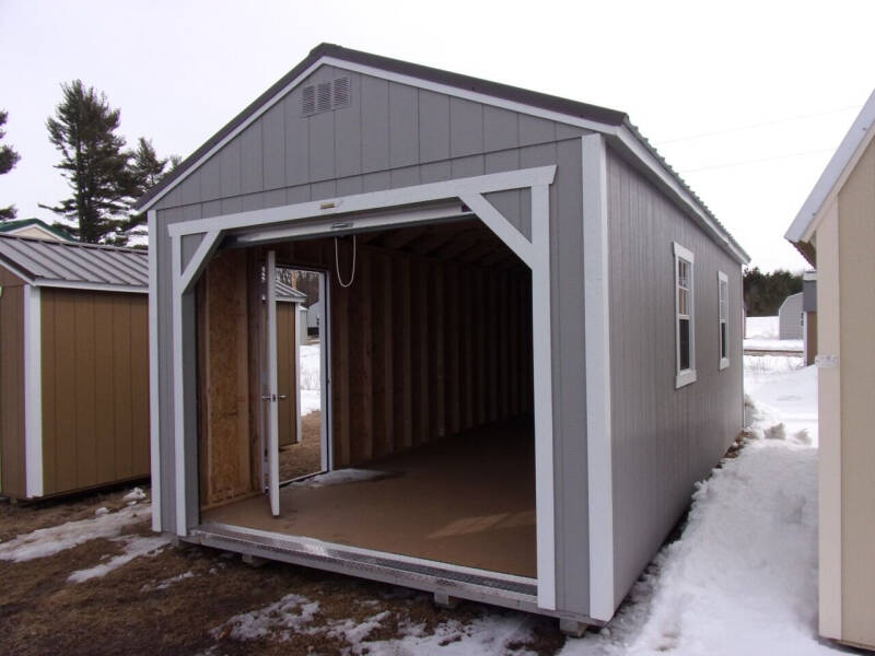 12 x 24 utility style w/garage pkg for sale at Extra Sharp Autos in Montello WI