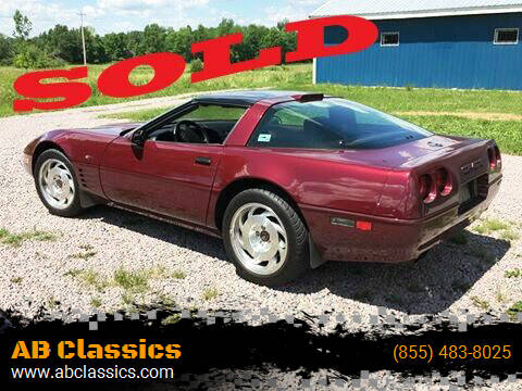 1993 Chevrolet Corvette for sale at AB Classics in Malone NY