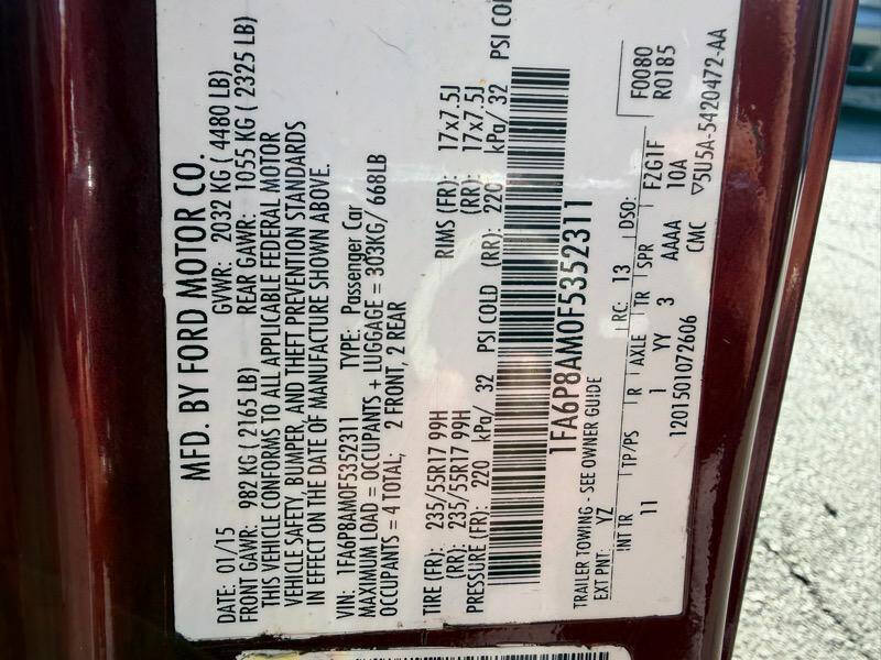 2015 Ford Mustang V6