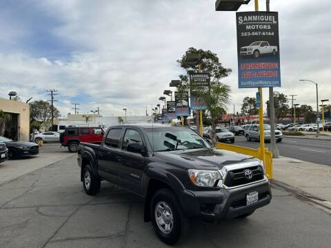 2013 Toyota Tacoma for sale at Sanmiguel Motors in South Gate CA