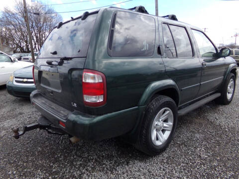 2002 Nissan Pathfinder for sale at English Autos in Grove City PA
