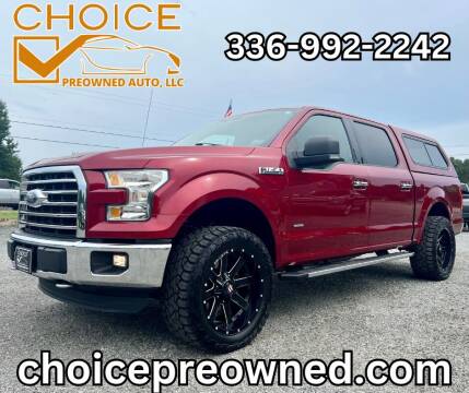 2016 Ford F-150 for sale at CHOICE PRE OWNED AUTO LLC in Kernersville NC