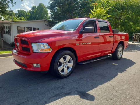 2012 RAM 1500 for sale at TR MOTORS in Gastonia NC