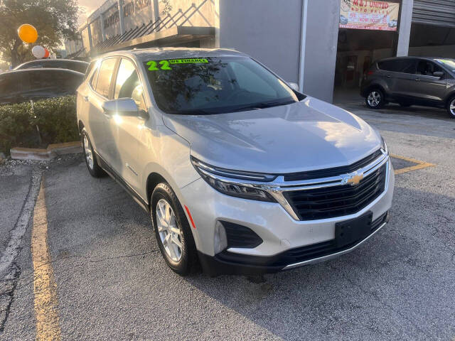 2022 Chevrolet Equinox for sale at M & J UNITED AUTO SALES in LAUDERDALE LAKES, FL