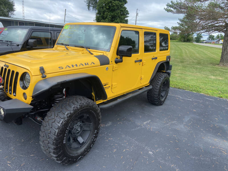 2015 Jeep Wrangler Unlimited for sale at EAGLE ONE AUTO SALES in Leesburg OH