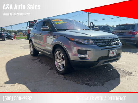 2014 Land Rover Range Rover Evoque for sale at A&A Auto Sales in Fairhaven MA