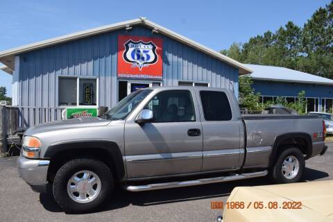 2001 GMC Sierra 1500 for sale at Route 65 Sales in Mora MN