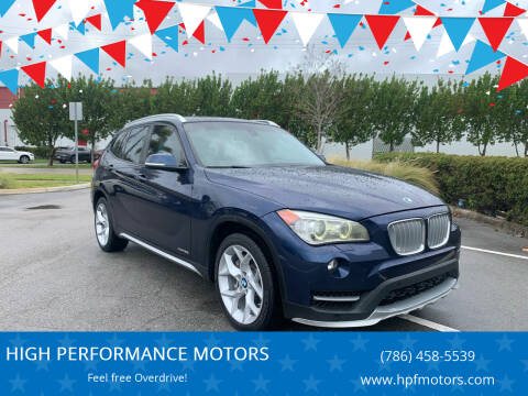 2015 BMW X1 for sale at HIGH PERFORMANCE MOTORS in Hollywood FL