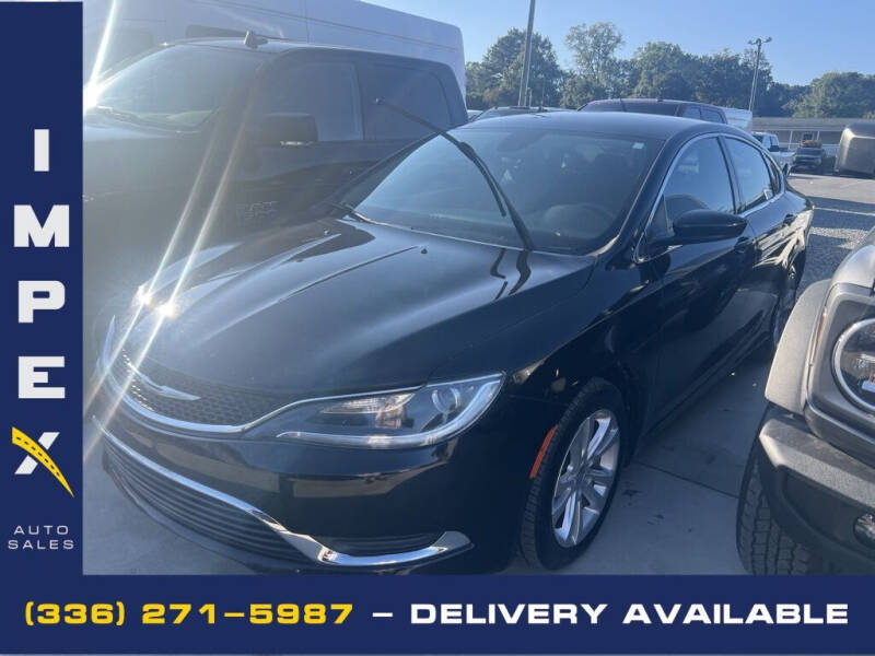 2015 Chrysler 200 for sale at Impex Auto Sales in Greensboro NC