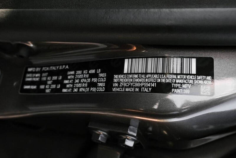 2017 FIAT 500X Trekking