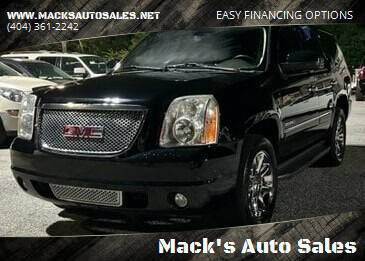 2012 GMC Yukon for sale at Mack's Auto Sales in Forest Park GA