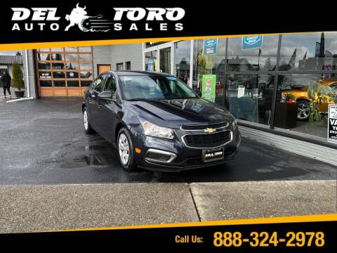 2015 Chevrolet Cruze for sale at DEL TORO AUTO SALES in Auburn WA