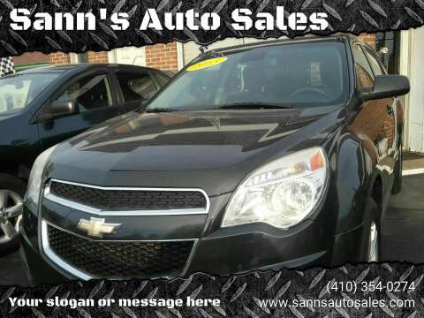 2013 Chevrolet Equinox for sale at Sann's Auto Sales in Baltimore MD