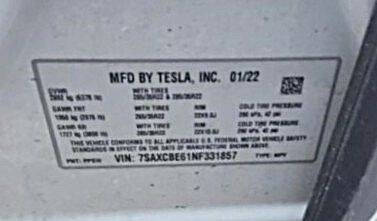 2022 Tesla Model X Plaid