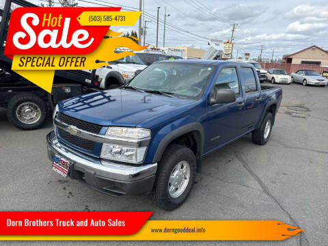 2005 Chevrolet Colorado for sale at Dorn Brothers Truck and Auto Sales in Salem OR