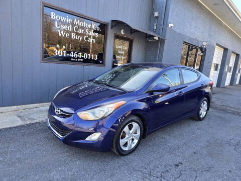2012 Hyundai Elantra for sale at Bowie Motor Co in Bowie MD