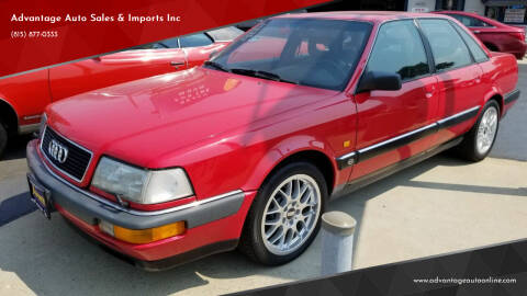 1990 Audi V8 for sale at Advantage Auto Sales & Imports Inc in Loves Park IL