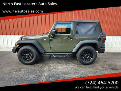 2016 Jeep Wrangler Willys Wheeler