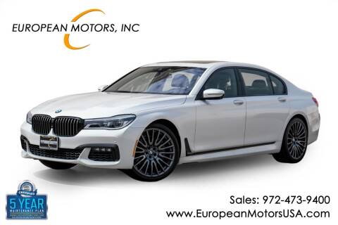 2017 BMW 7 Series for sale at European Motors Inc in Plano TX