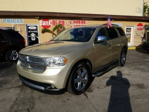 2011 Dodge Durango for sale at VALDO AUTO SALES in Miami FL