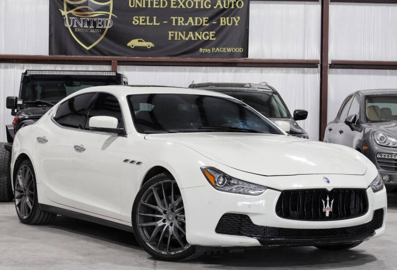 2014 Maserati Ghibli for sale at United Exotic Auto in Houston TX